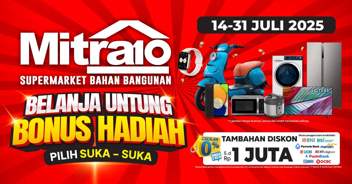 Belanja Untung, Bonus Hadiah Langsung | Periode: 14-31 Juli 2025