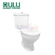 Oulu Kloset Duduk Dua Bagian M638 Putih