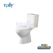 Tidy Kloset Duduk Dua Bagian FSA 0072B 35cm x 77cm x 63cm Putih