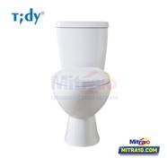 Tidy Kloset Duduk Dua Bagian FSA 0063 64cm X 37cm X 75cm Putih
