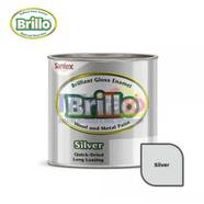 Brillo Cat Kayu Dan Besi Silver Metallic-4910 0.8 Liter