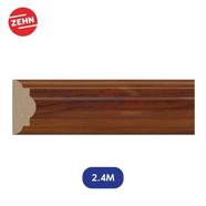 Zehn List Profile Dekorasi JC08-B 2.4 Meter Coklat Polystyrene Tahan Air Anti Rayap