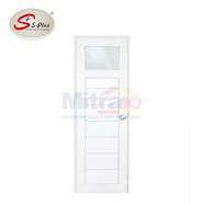 S-Plus Pintu Kamar Mandi Upvc Bukaan Kiri FLC F-1 70x195 Cm ( Putih )