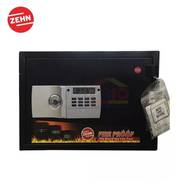 Zehn Deposit Box Tahan Api ZN-SFH-48D 34.4x48.6x39.3 Cm Hitam