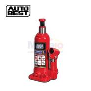 Autobest Dongkrak Jenis Botol T90304S Kapasitas 3 Ton Merah