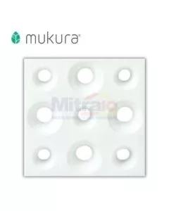 Mukura Rooster Keramik Fentilasi Udara Ping Opaque 20x20 Cm Putih (10 Pcs)