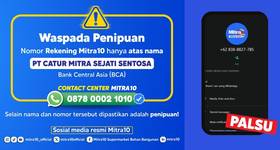 Waspadai Oknum Mengatasnamakan Mitra10 Karawang, Ini Cara Cegahnya!