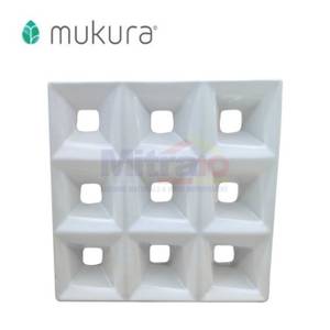 Mukura Rooster Keramik Ventilasi Udara Diagrid Opaque 20x20 Cm