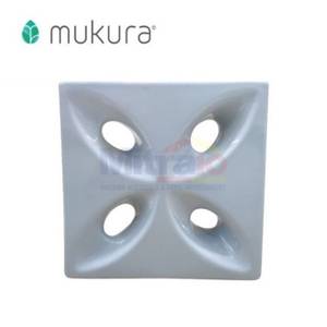 Mukura Rooster Keramik Ventilasi Udara Kawung S.grey 20x20 Cm