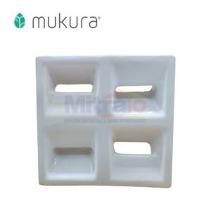 Mukura Rooster Keramik Ventilasi Udara Tetrablock Opaque 20x20 Cm (Pcs)
