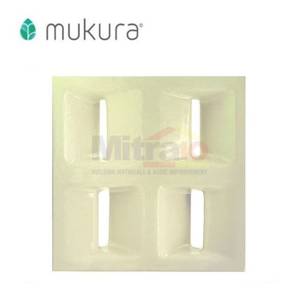 Mukura Keramik Ventilasi Udara Tetrablock Light Ivory 20x20 Cm Putih Ivory 