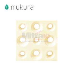 Mukura Rooster Keramik Fentilasi Udara Ping Light Ivory 20x20 Cm Krem