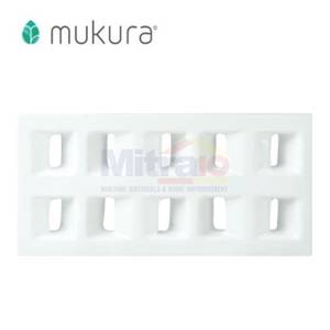 Mukura Keramik Ventilasi Udara Rooster Decablock Opaque 20x40 Cm Putih