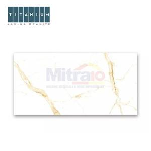 Titanium Granite Lantai Statuario Gold Glossy 120x240 Cm