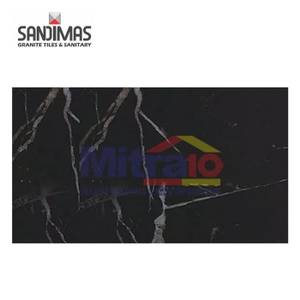 Sandimas Granite Lantai Night Elf 60x120 Cm Hitam
