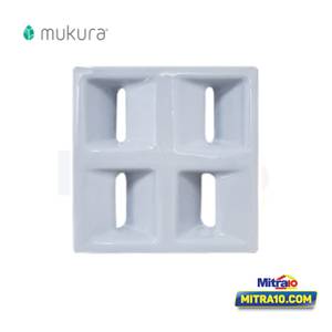 Mukura Rooster Tetrablock S.  20X20CM  Sapphire Grey =10PCS