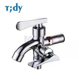 Tidy Kran Dinding Bercabang Dua Arah Stainless Larvik B205
