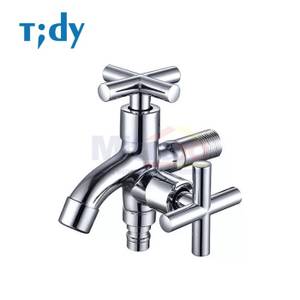 Tidy Kran Dinding Bercabang Dua Arah Stainless Kenai 805 Zinc Chrome