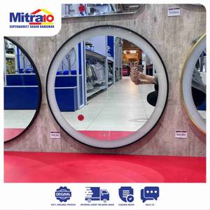 Ceramax Cermin LED OREGON  70CM Hitam