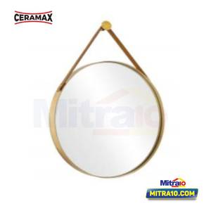 Ceramax Cermin Bulat WFR012 55X55 Cm Gold