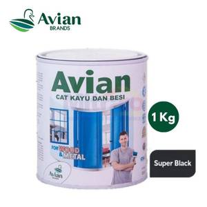 Avian Synthetic Cat Kayu Dan Besi Sb-super Black 1 Kg