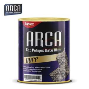 Arca Cat Pelapis Batu Alam Doff Natural 0.9 Liter