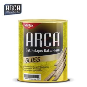 Arca Cat Pelapis Batu Alam Gloss Natural 0.9 Liter