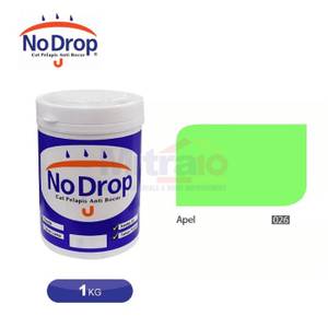 No Drop Cat Pelapis Anti Bocor 026 Apple 1 Kg Hijau Muda