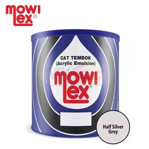 Mowilex Cat Tembok Interior Emulsion Half Silver Grey E-6005 2,5 Liter
