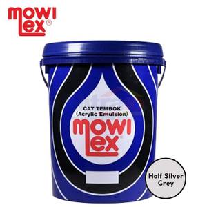Mowilex Cat Tembok Interior Emulsion Half Silver Grey E-6005 20 Liter