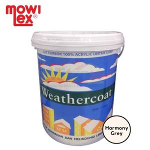 Mowilex Cat Tembok Exterior Weather Coat Harmony Grey E-333 20 Liter