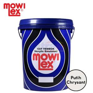 Mowilex Cat Tembok Interior Emulsion Putih Chrysant E-8000 20 Liter