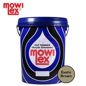 Mowilex Cat Tembok Interior Emulsion Exotic Brown E-8006 20 Liter 