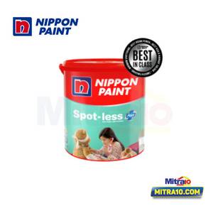 Nippon Paint Cat Dinding Interior Spot-less Plus Sheen 1014P Daisywhite 2.5L Liter (A)