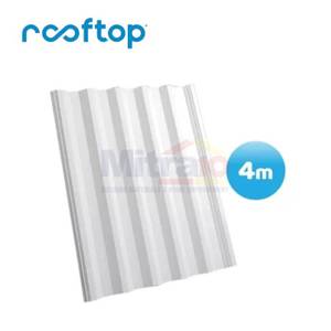 Rooftop Atap Gelombang 4 Meter Doff Putih (Set)