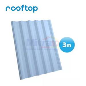 Rooftop Atap Gelombang 3 Meter Doff Biru (Set)
