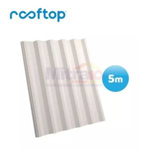 Rooftop Atap Gelombang 5 Meter Semi Tranparan (Set)