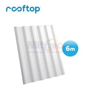 Rooftop Atap Gelombang 6 Meter Putih Doff (Set)