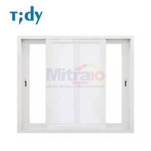 Tidy Jendela Double Sliding Kanan + Kiri WGW1210-2P 120X100 Cm Putih
