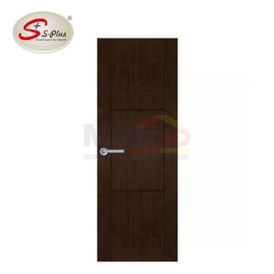 S-Plus Pintu Interior Pvc Deco Bukaan Kanan/Kiri Bridge Uno W10 82x210 Cm Coklat