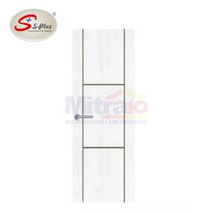 S-Plus Pintu Interior Pvc Deco Bukaan Kanan/Kiri Bridge Uno W90 82x210 Cm Putih