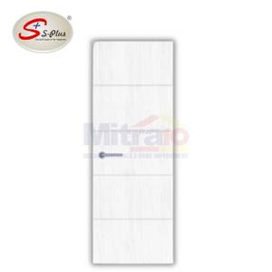 S-Plus Pintu Interior Pvc Deco Bukaan Kanan/Kiri BOARD CLOUD UNO W90 82x210 Cm Putih