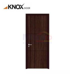 Knox Pintu Interior Bukaan Kanan/kiri Router Walnut 82x210 Cm Hitam