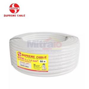 Supreme Kabel Roll NYM 2x1.5MM 50 Meter Putih