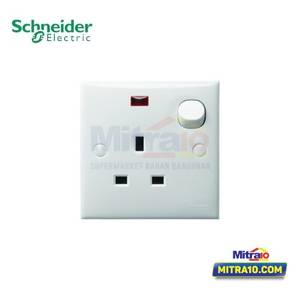 Schneider E15NR Stop Kontak Classic Ac+Neon Putih