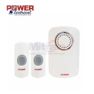 Power Bell Pintu Wireless 138160-00 X-2-535P-E Putih