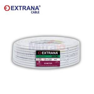Extrana Kabel NYM 2x2.5 MM Putih (25 Meter/Roll)