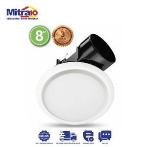 Ceiling Exhaust Fan Durevole 8 Inch VXRD8PW