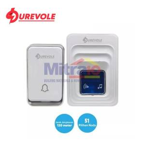 Durevole Bell Pintu Doorbell Ac K17 Putih