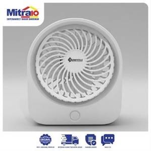 Kipas Meja Mini Durevole USB 5W LJQ-133NV Rechargeable 